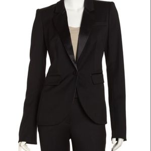 Rachel Zoe Hutton Tuxedo Blazer Jacket Black 8